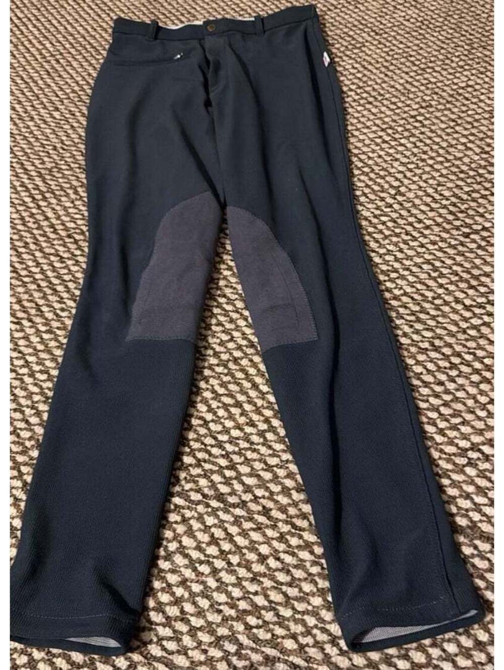 Devin Aire Equestrian Riding Pants Breeches Navy Blue Womens 26 LONG.
